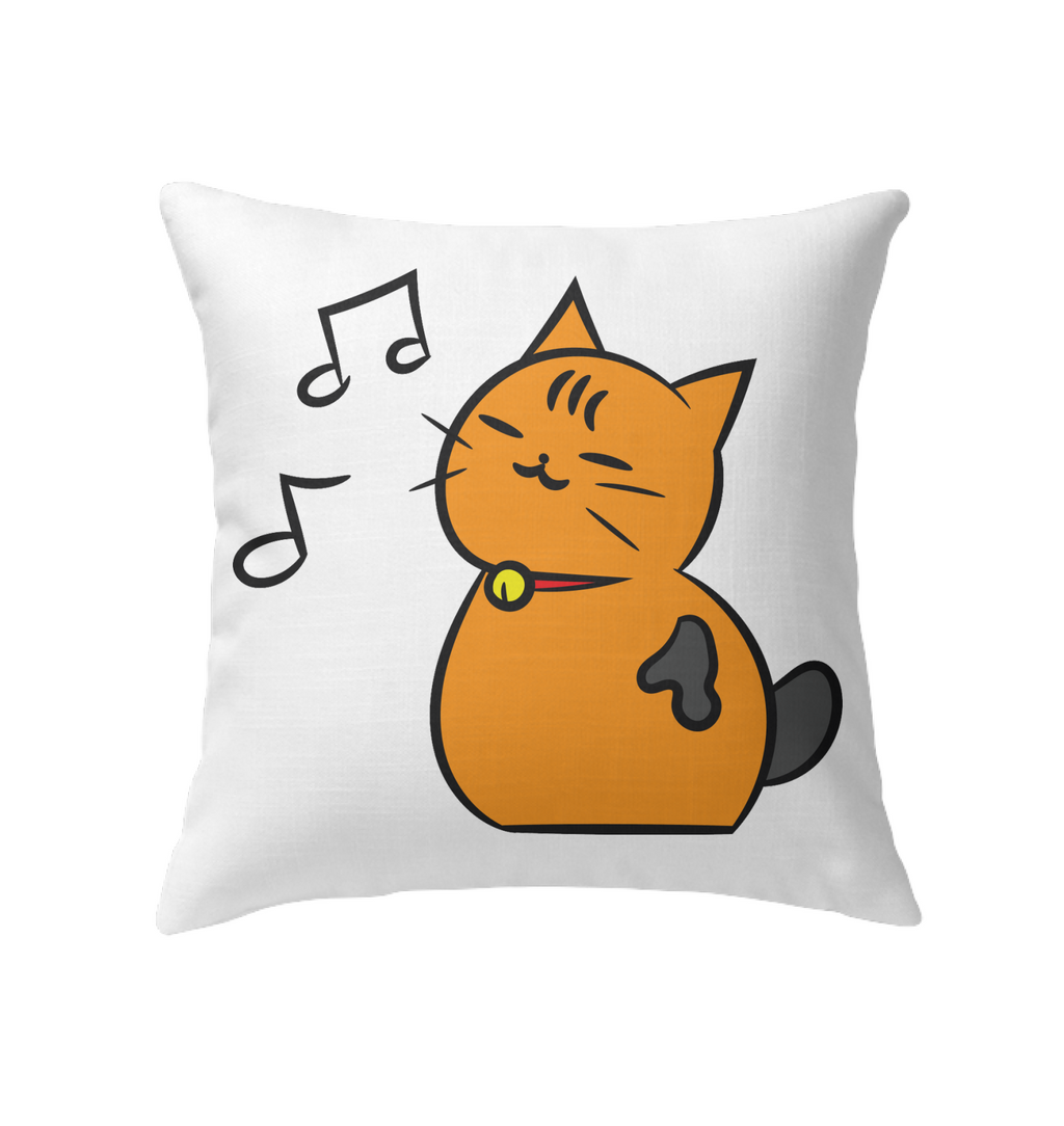 Singing Kitty - Indoor Pillow