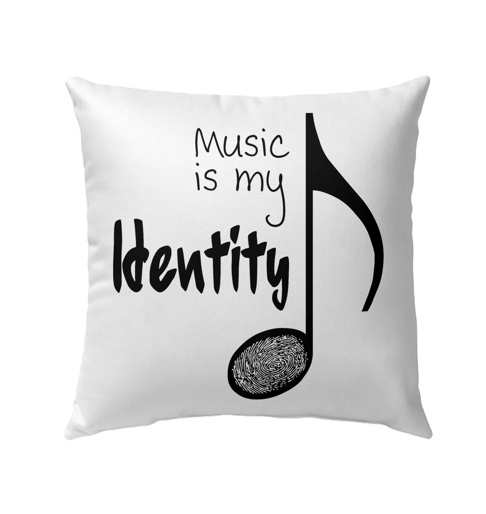 Music is my Identity - Outdoor Pillow