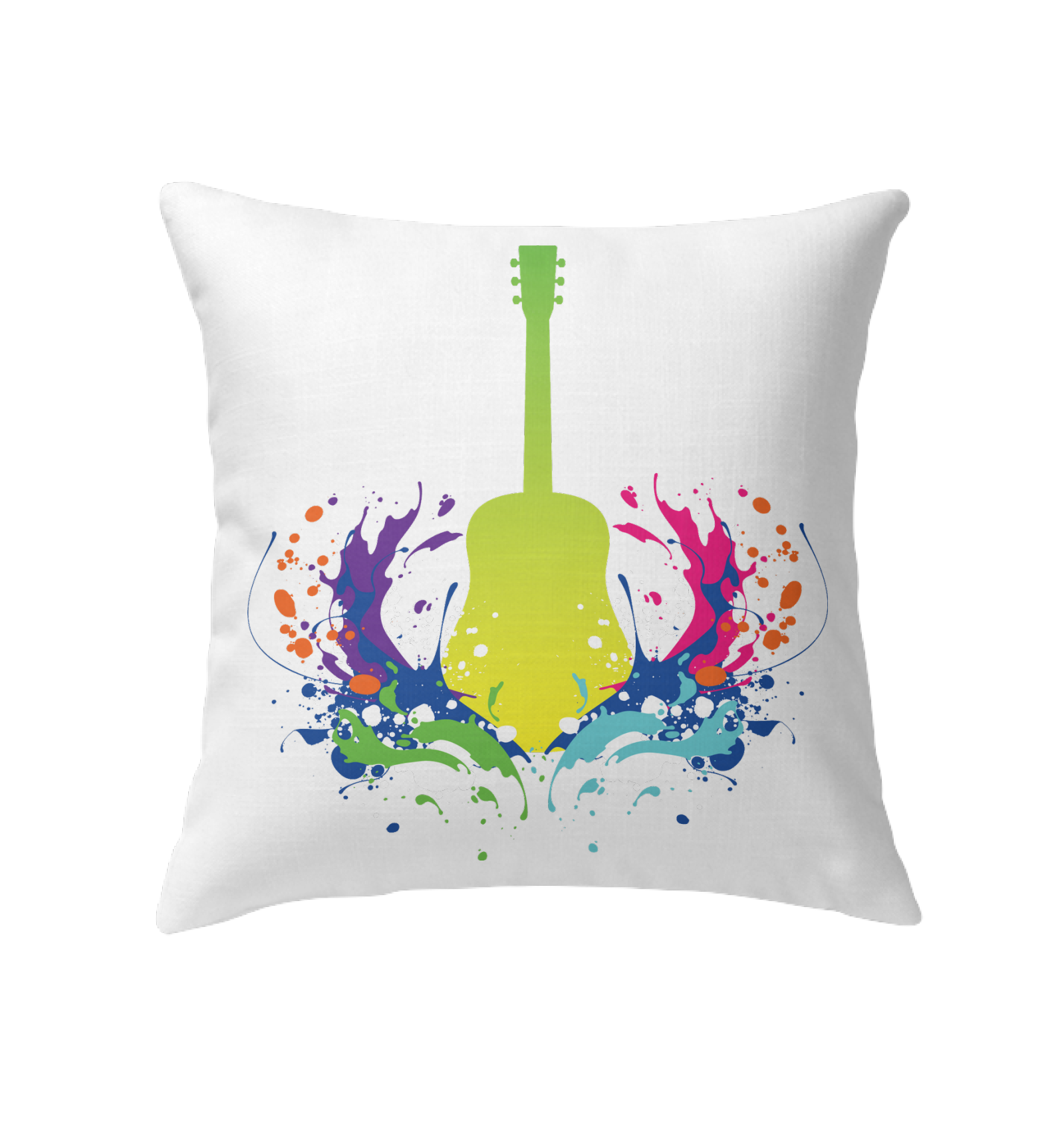 Guitar is Born - Indoor Pillow