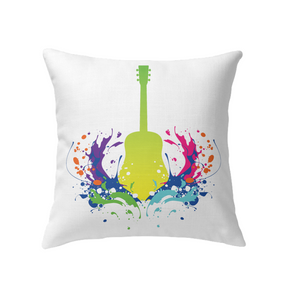 Guitar is Born - Indoor Pillow