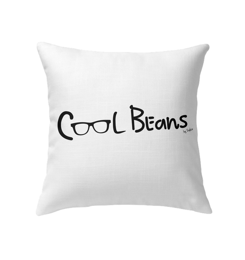 Cool beans – Black (Style2) - Indoor Pillow