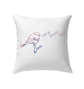 Musical Bird - Indoor Pillow