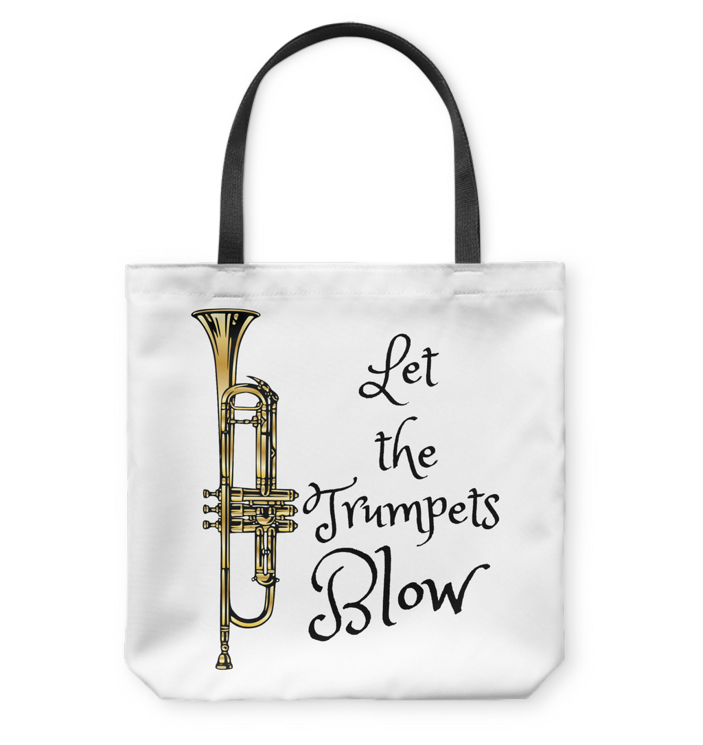 Let the Trumpets Blow - Basketweave Tote Bag