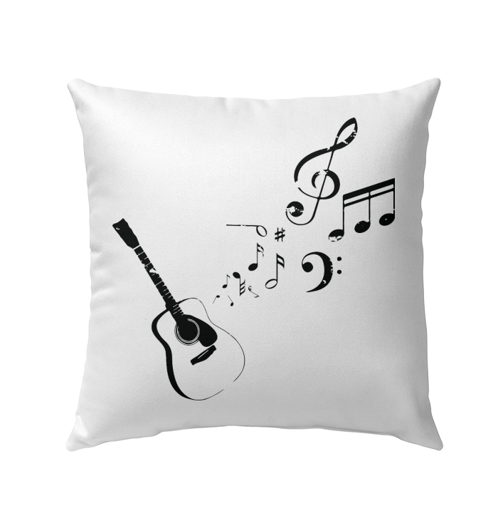 Guitar Tunes  - Outdoor Pillow