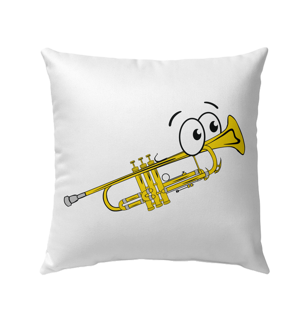 Trumpet Man - Outdoor Pillow