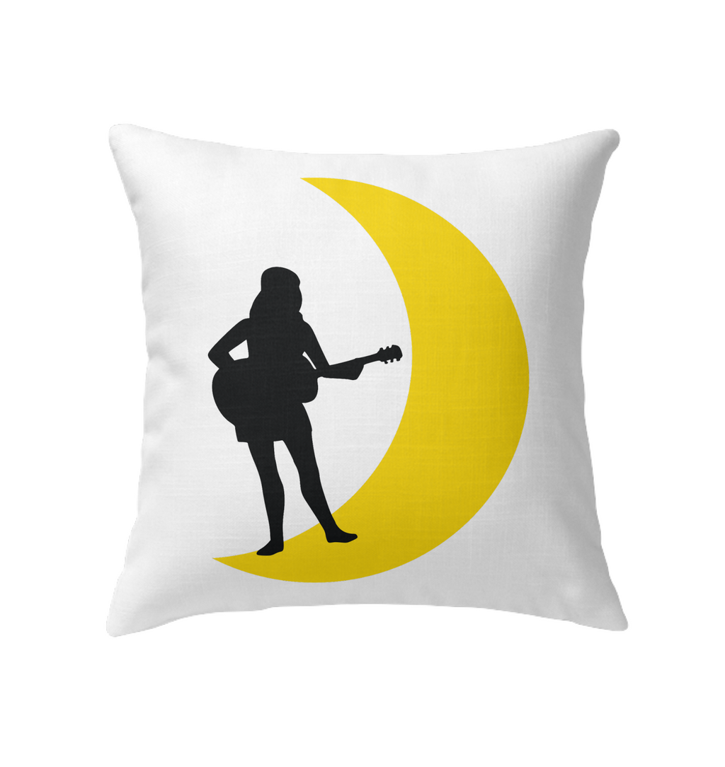 Moonlight Guitar Player - Indoor Pillow