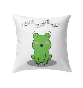 Singing Frog - Indoor Pillow