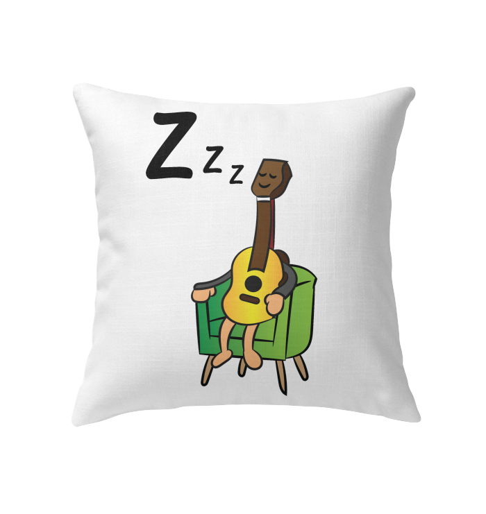 Sleeping Guitar - Indoor Pillow