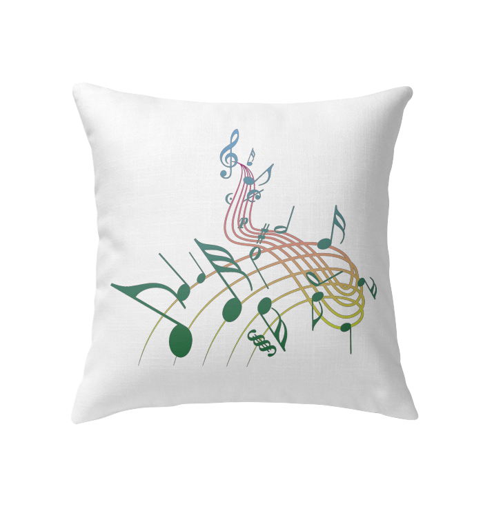 Musical Swirl - Indoor Pillow