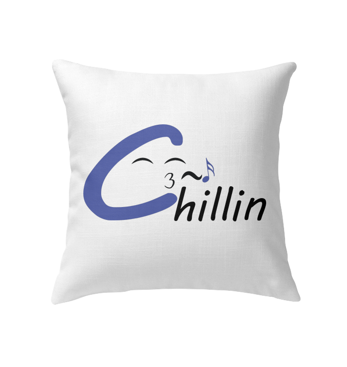 Chillin enjoying music - Indoor Pillow