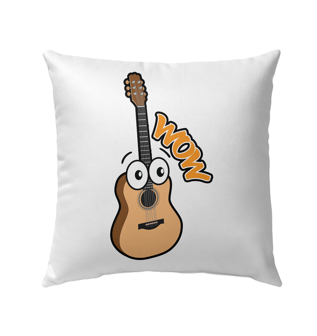 Wow Guitar - Outdoor Pillow