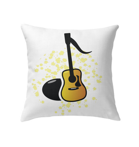 Acoustic Guitar Note - Indoor Pillow
