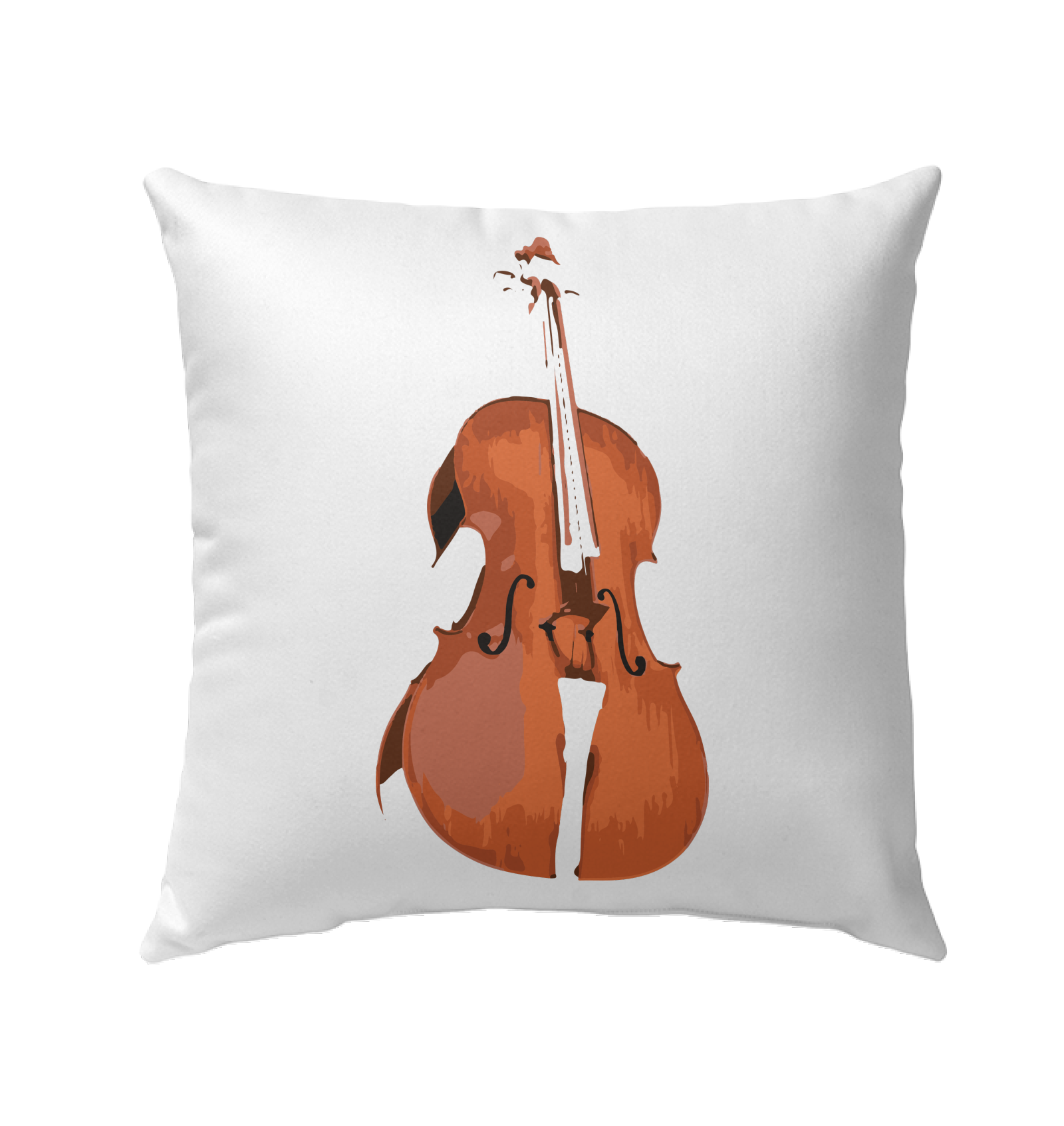 The Cello - Outdoor Pillow