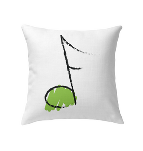 Green Note - Indoor Pillow
