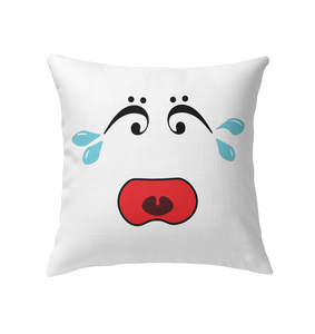I Miss Music Teary Face - Indoor Pillow