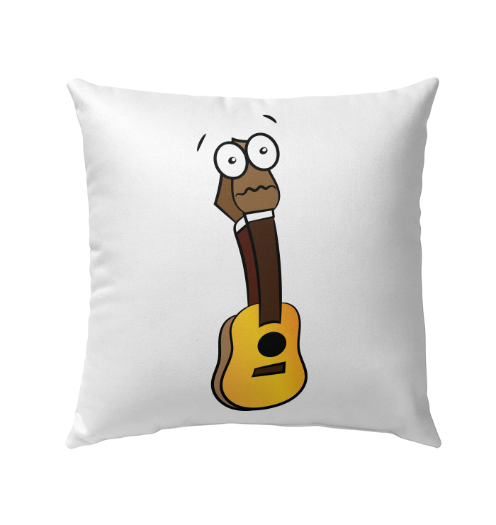 Silenced Guitar - Outdoor Pillow